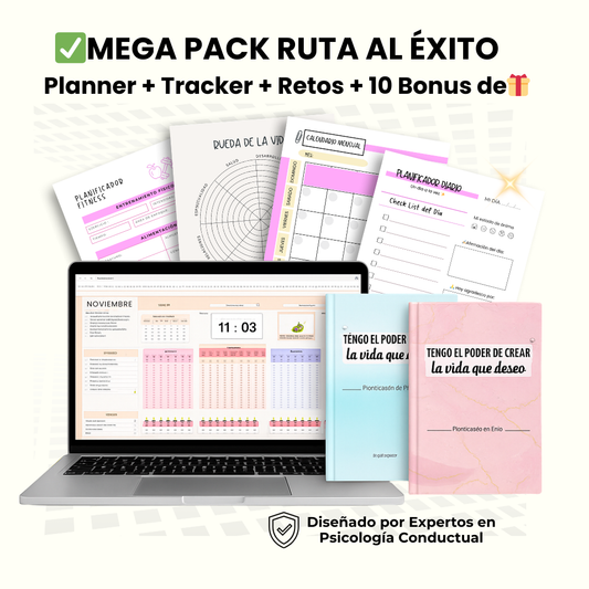 Planner Personal +10 Bonus 🎁 | Ruta al Éxito