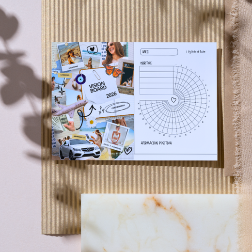 Tracker Mensual + Vision Board
